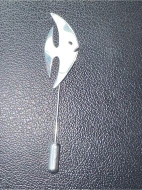 Silver Fish Stick Pin